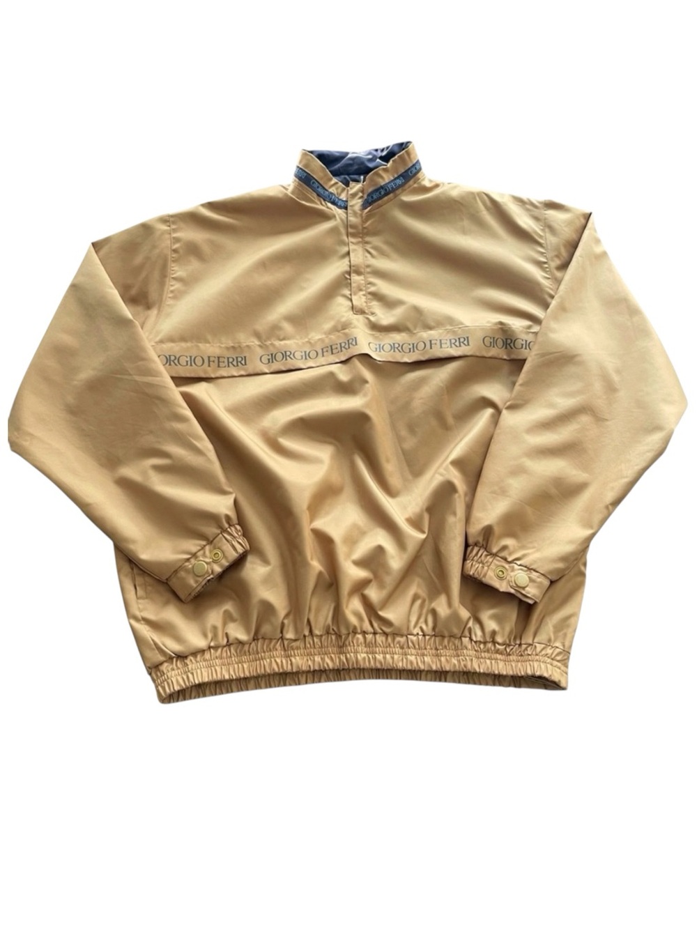 Vintage Giorgio Ferri Golf Gold Pull Over Jacket (M)